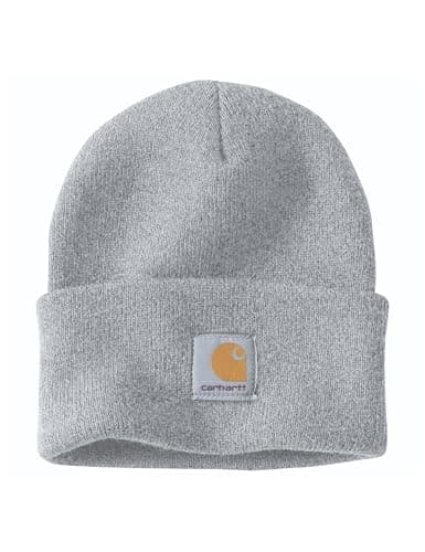 Image of Carhartt Men's Knit Cuffed Beanie, Heather Grey, OS