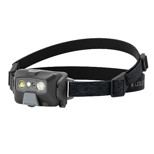 Image of Ledlenser HF6R Core Rechargeable Head Torch LED 800lm, 5 Modes, Adjustable Focus, Up to 60hrs Runtime, Red Light Mode, USB C, IP68 Waterproof, Headlamp for Hiking, Camping, Essential Outdoor Headlamp