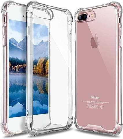 Image of Rival Gadget Shockproof Gel Case for iPhone 6/ iPhone 6S Clear Bumper back Case Soft TPU Silicone Case Cover[Drop Protection] Crystal Gel Case