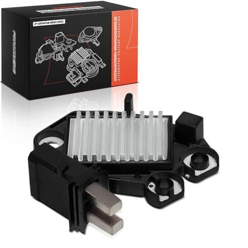 Image of Frankberg Alternator Voltage Regulator Car Generator 2-Pin Compatible with Interstar Primastar Movano Vivaro Laguna II Trafic II Replace# 7701208250