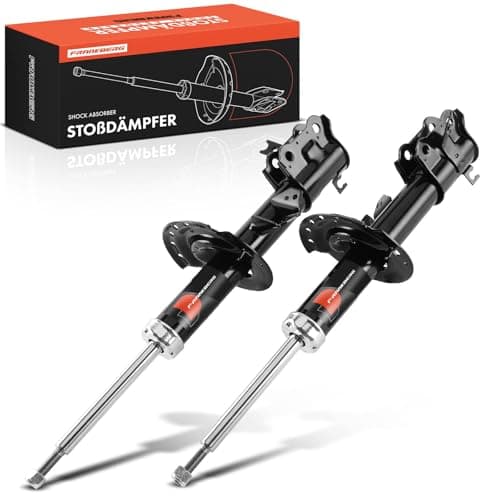 Image of Frankberg 2x Shock Absorber Strut Front Left Right 510mm Gas pressure Compatible with Picanto TA Replace# 3320020,546601Y100