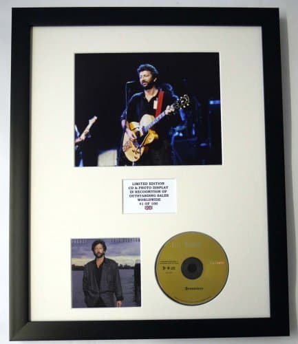 Image of ERIC CLAPTON/PHOTO & CD DISPLAY LTD. EDITION OF THE ALBUM AUGUST