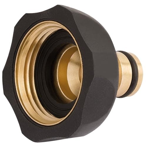 Image of Draper 27697 Brass and Rubber Tap Connector, 1"