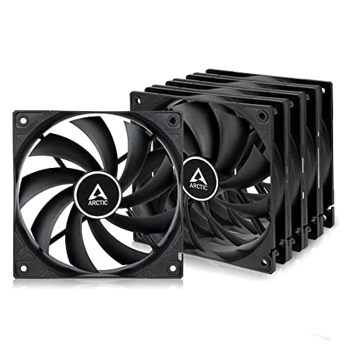 Image of ARCTIC F12 (5 Pack) - PC Fan, 120mm Case Fan, Low Noise, Quiet motor, Computer, Fan Speed: 1350 rpm - Black