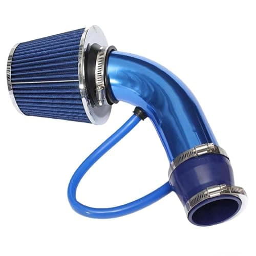 Image of QZMREVKPD Air Intake Filter, for Ford Fiesta 5-Door HF/HG/HJ JA8 JC3/JD3 2021-2024 2025 Cold Air Intake Kit High Flow Performance Induction Filter washable reusable air filter cone,C
