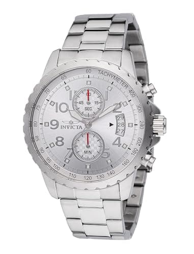 Image of Invicta Specialty 48896 Men's Watch - Quartz Movement - Stainless Steel with Silver Dial - 45 mm