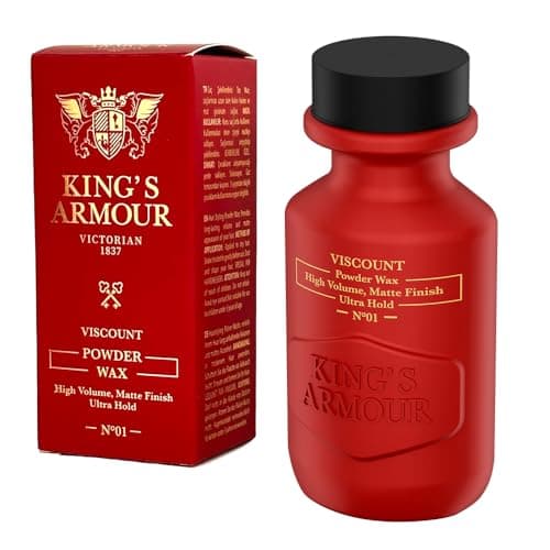 Image of King’s Armour VISCOUNT Powder Wax – Hair Styling Powder for Men – Ultra Hold, High Volume, Matte Finish – No Grease or Clumping – Easy to Wash Out – 20g