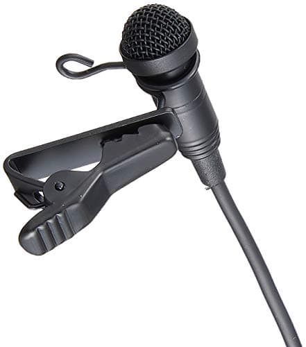 Image of Tascam TM-10L Lavalier Microphone With Screw-Lock Connector, BLACK