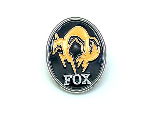 Image of Patch Nation FOX Foxhound Metal Gear Solid Cosplay Metal Pin Badge