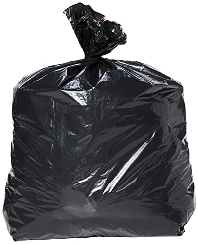 Image of Ideal 365 Medium Duty Black Refuse Sacks/Bin Bags/Bin Liners(200Pack) (1 case)