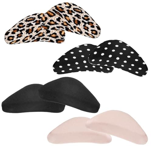 Image of Shoe Fillers for Big Shoes, 4 Pairs Shoe Inserts to Make Shoes Smaller, Toe Cushion Filler Make Shoes Fit, Prevent Heel Sliping for Men and Women (M: One Size Bigger)