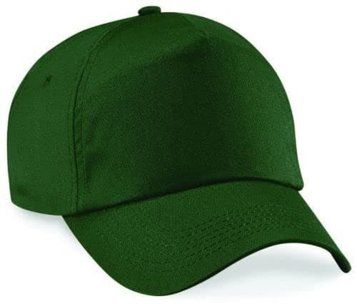 Image of Integriti UK Plain Baseball Cap 10+ Colours Mens Ladies Hat Summer Adjustable Bottle Green