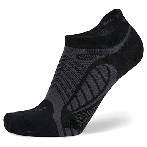 Image of Balega Ultralight No Show Running Socks, Lightweight, Moisture-Wicking, Breathable Design for Ultimate Comfort, Ergonomic Fit, Perfect for Athletes and Active Lifestyle - Black, Small (UK Size 4-7)