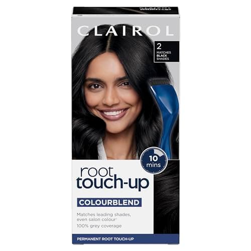 Image of Clairol Nice'n Easy Root Touch-Up Permanent Hair Dye, 2 Black