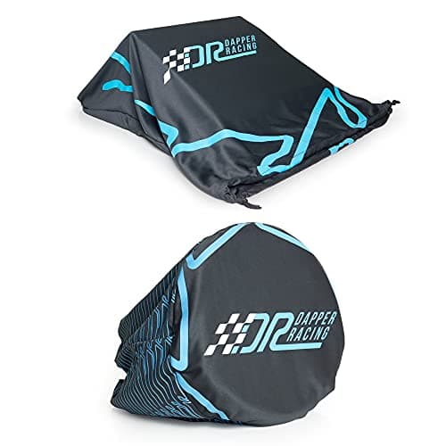Image of DAPPER RACING | Covers for SIM RACING Steering Wheel and Pedals | Compatible with Most Steering Wheel and Pedals Models | G29 - G920 | T150 - T300 - T248 - T818 | CSL DD | Moza | Cammus | Asetek