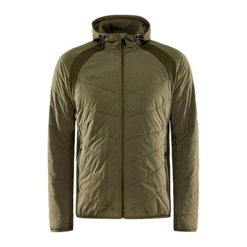 Image of Craft ADV EXPLORE HYBRID JACKET XXL | Transition Jacket Men's S | Rift | Lightweight Padded Jacket with Jersey Stretch Inserts | Adjustable Hood | With Pockets | Lightweight Wind Jacket Men