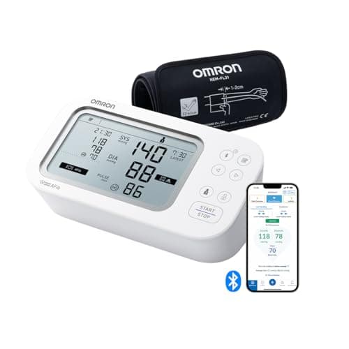 Image of OMRON X7 Smart AFib Blood Pressure Monitor | Screen for AFib with every blood pressure check at home | Clinically validated incl. pregnancy and diabetes | 2 Users |free app | Intelli Wrap Cuff 22-42cm