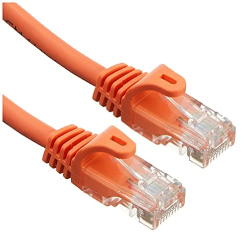 Image of StarTech.com 1 m Orange Cat5e Snagless RJ45 UTP Patch Cable - 1m Patch Cord - Ethernet Patch Cable - RJ45 Male to Male Cat 5e Cable (45PAT1MOR)