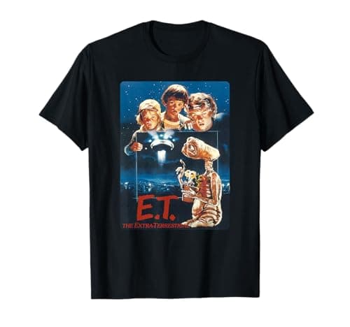 Image of E.T. The Extra-Terrestrial Vintage Distressed Poster Alt T-Shirt