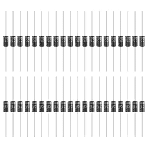 Image of sourcing map 100 Pcs 1N5392 Rectifier Diode, 1.5A 100V DO-15 Electronic Silicon Diodes for Charger Industrial Power Adapter Supply Inverter Switching Power Supply