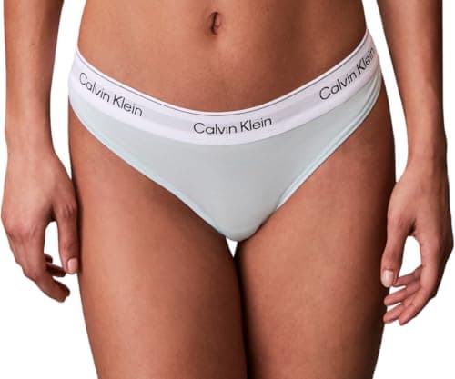 Image of Calvin Klein Women THONG GREEN (Feel The Mint) S