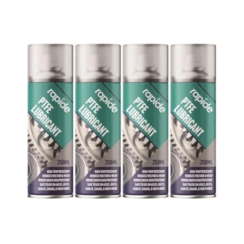 Image of PNJB PTFE Grease Aerosol Lubricant Spray, Waterproof, Long-Lasting Protection, Non-Stick Properties, Protection from Corrosion,250ML (4PCS)
