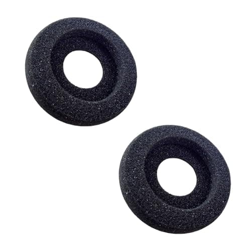 Image of Rhinenet Foam Earpads Cushion Cover for Plantronics HW111N HW121N HW251 HW251N H261 HW261N P251 P251N-U10 P251-U10 P261 P261N-U10 P261-U10 P101 P101N-U10 Replacement Foam Ear Pad, 2 Pack