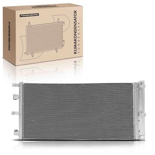 Image of Frankberg AC Condenser Compatible with Tourneo Custom V362 Bus F3 2.0L 2015-2024 Transit V363 Platform/Chassis FED FFD 2.0L 2016-2024 Replace# GK219710AA