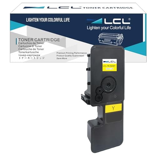 Image of LCL TK-5230 TK5230 Yellow Toner Cartridge Replacement for Kyocera TK-5230 TK-5230Y TK5230Y Replacement for Kyocera Ecosys P5021 P5021cdn P5021cdw M5521 M5521cdn M5521cdw (1 Pack)