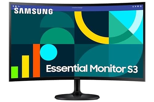 Image of Samsung LS27D360GAUXXU 27" Curved FullHD 100Hz 1080p Monitor - 1920x1080, HDMI, VGA