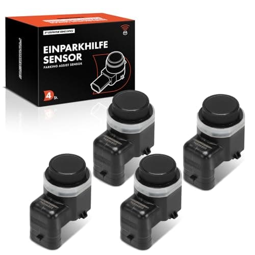 Image of Frankberg 4x Parking Assit Sensor 3-Pin Front Axle Rear Axle Compatible with 5 Series E60 520-555 M5 6 Series E64 630-650 M X3 E83 2.0-3.0 X5 E70 30-50 X6 E71 E72 30-50 Replace# 66202180495