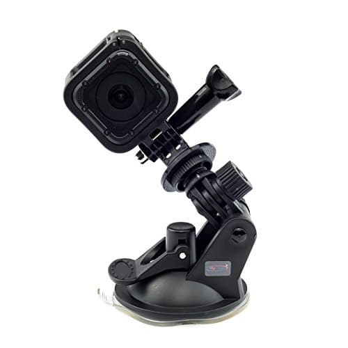 Image of Digicharge Suction Cup Car Mount Holder For GoPro Lit Hero Hero13 13 Hero12 12 Max 2 / DJI Osmo Action 5 / Session Mini Hero 11 Mini 10 9 8 7 Akaso Apexcam Vemont Action Camera Cam Go Pro