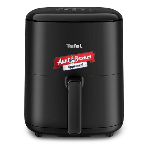 Image of Tefal Easy Fry Max Digital Air Fryer, 5L, 10in1, Uses No Oil, Air Fry, Extra Crisp, Roast, Bake, Reheat, Dehydrate, 6 Portions, Non-Stick, Dishwasher Safe Baskets, Black EY245840