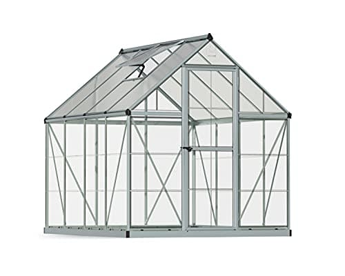 Image of Canopia by Palram Clear as Glass Greenhouse Hybrid 6x8 Silver