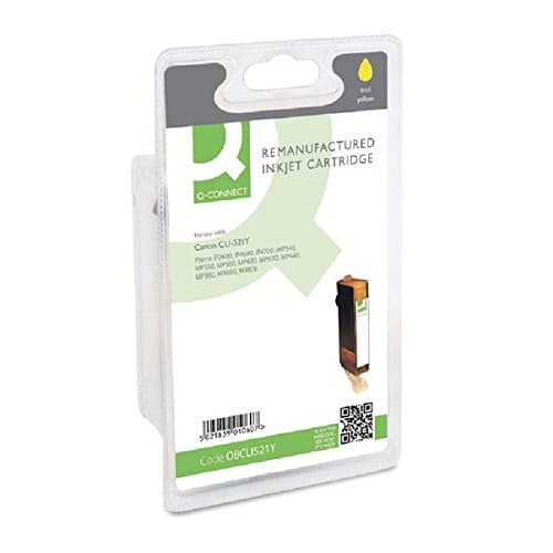 Image of Q-Connect Ink for Canon CLI-521 Ink Cartridge - Yellow