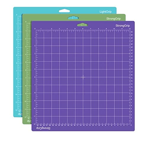 Image of SIMDAO 3Pcs Cutting Mat for Cricut, 12''X12'' Standardgrip, Lightgrip, Stronggrip Mat, Non-Slip&Durable Replacement Cutting Mat Compatible with Cricut Maker/Explore Air 2/Air/One (JJ4507-1)