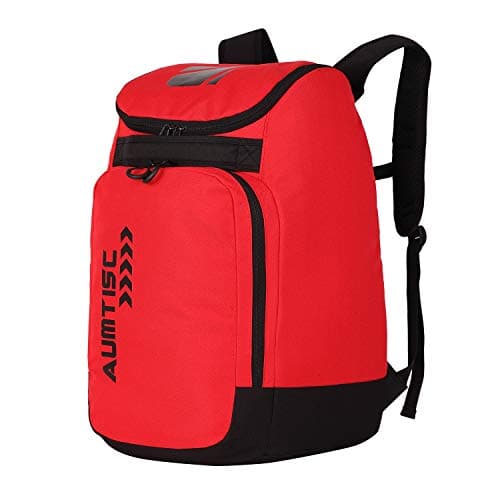 Image of AUMTISC Ski Boot Backpack Boot Bag Ski Backpack for Boots Helmet Boot Helmet Goggles Gloves Ski Equipment