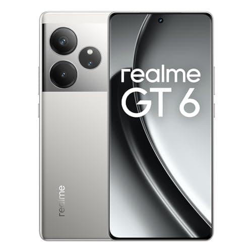 Image of realme GT 6 256GB 12GB Fluid Silver Global+NFC RMX3851 EU