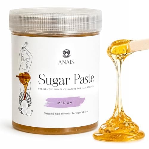 Image of ANAIS Sugar Paste Wax Hair Removal 500g, Medium Consistency – Natural Sugaring Wax for Professional & Home Use