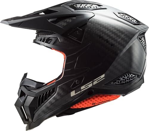 Image of LS2, X-FORCE MX703 Motorcycle Cross Helmet Gloss Carbon, L