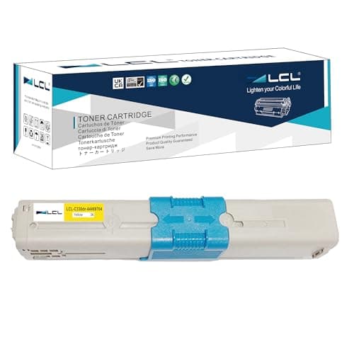 Image of LCL Compatible Toner Cartridge 44469704 for Oki C310dn C330dn C331 C510dn C511 C511dn C530dn C531 C531dn MC351 MC352dn MC361 MC361dn MC362dn MC561 MC561dn mc562 MC562dn (1PK Yellow)