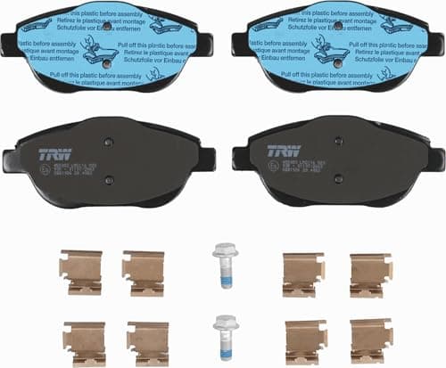 Image of TRW GDB1926 Brake Pad Set of 4 for Vauxhall Corsa MK V (F) 2019 - Front Axle and other vehicles