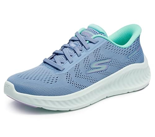 Image of Skechers Women's GO Walk Now Sneaker, Blue, 7 UK