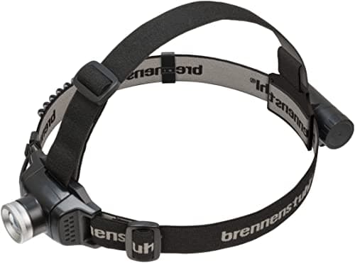 Image of Brennenstuhl LuxPremium Rechargeable LED Headlight KL 250AF / LED Head Torch with Rear red Light (IP44, CREE-LED, max. Lighting Duration 30h, incl. USB Cable) Black