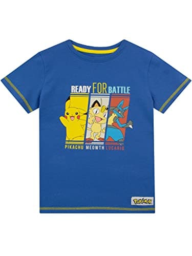 Image of Pokemon Boys T-Shirt Blue 9-10 Years