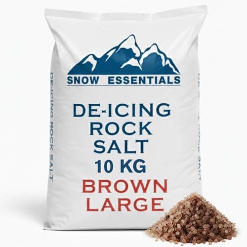 Image of Laeto Signature Garden Bag of Grit Rock Salt Deicing White Brown Rock Salt for Weeds De-Icing Salt for Paths, Driveways & Roads of Snow & Ice
