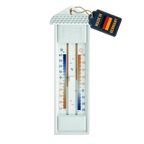 Image of TFA Dostmann Analogue Maximum-Minimum Thermometer, Suitable for Indoors and Outdoors, Weatherproof