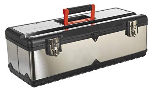 Image of Sealey Ap660S Stainless Steel Toolbox 660Mm With Tote Tray