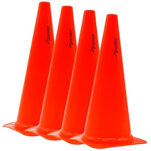 Image of Precision Traffic Vinyl Cones - Orange, 12 Inch (Set of 4)