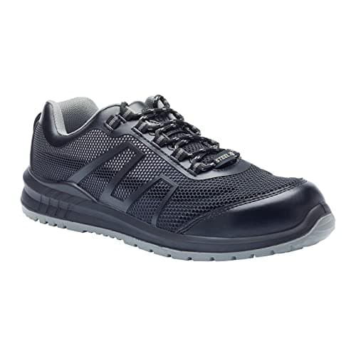 Image of Blackrock Wilson Safety Trainers, for Men and Women, Steel Toe Cap Trainers, Steel Midsole, Lightweight Work Boots, Safety Shoes, Black Work and Utility Footwear - Size 6